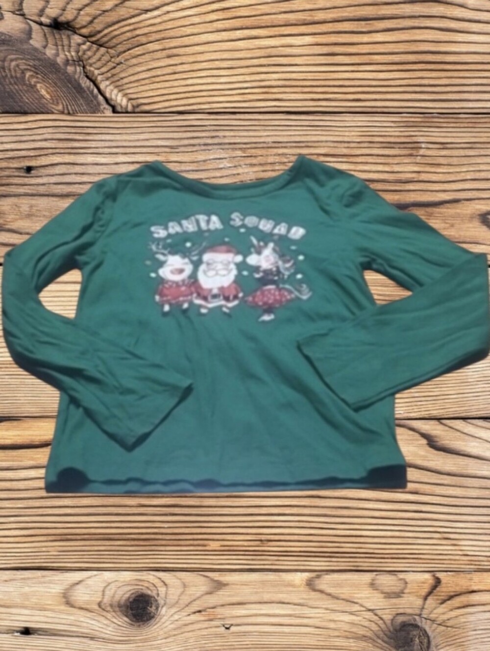 LITTLE GIRL'S HOLIDAY TIME CHRISTMAS SHIRT